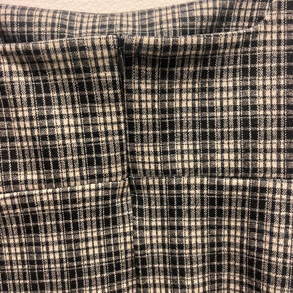 Pink Lily Dark Academia Black Plaid Overall Dress Size Small - Picture 3 of 7